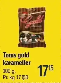 Føtex Toms guld karameller tilbud