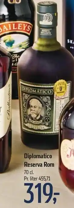Føtex Diplomatico reserva rom tilbud