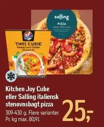 Føtex Kitchen joy cube eller salling italiensk stenovnsbagt oizza tilbud
