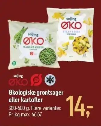 Føtex Økologiske grøntsager eller kartofler tilbud