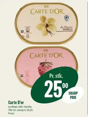 Min Købmand Carte d'or tilbud