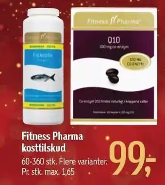 Føtex Fitness pharma kosttilskud tilbud
