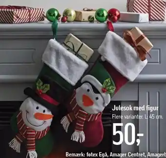 Føtex Julesok med figur tilbud