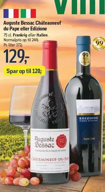 Føtex Auguste bessac cháteauneuf du pape eller edizione tilbud