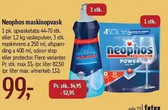 Føtex Neophos maskinopvask tilbud
