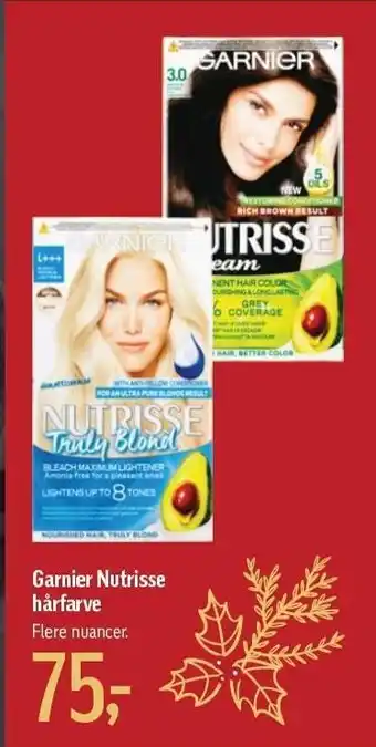 Føtex Garnier nutrisse hårfarve tilbud