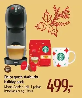 Dolce gusto starbucks holiday pack
