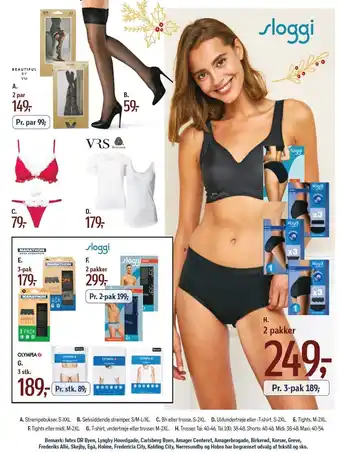 Føtex Strømpebukser, selvsiddende strømper, bh, trusse, uldundertøje, t-shirt, tights, midi eller undertrøje tilbud
