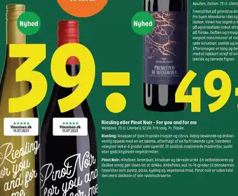Riesling eller pinot noir