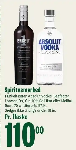 Min Købmand Spiritusmarked tilbud