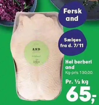 SuperBrugsen Hel berberi and tilbud