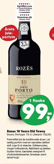 Rozes 10 years old tawny