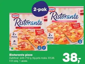 SuperBrugsen Ristorante pizza tilbud