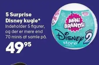 SuperBrugsen 5 surprise disney kugle tilbud