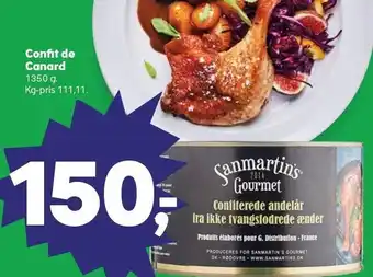 SuperBrugsen Confit de canard tilbud