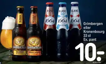 REMA 1000 Grimbergen eller kronenbourg tilbud
