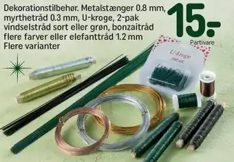 Dekorationstilbehør