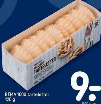 REMA 1000 Rema 1000 tarteletter tilbud