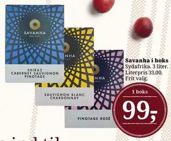 Dagli'Brugsen Savanha i boks tilbud