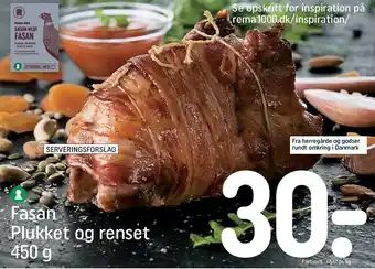 REMA 1000 Fasan plukket og renset tilbud