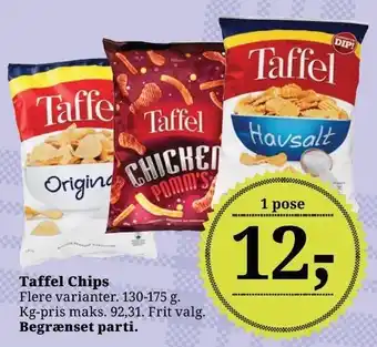 Dagli'Brugsen Taffel chips tilbud