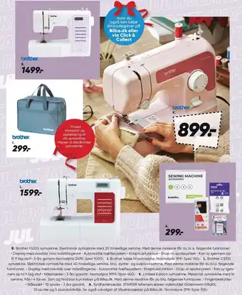 Bilka Brother symaskine, taske til symaskine eller sytilbehør tilbud