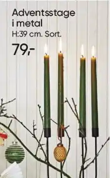 Adventsstage i metal
