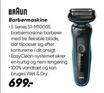 Bilka Braun barbermaskine tilbud