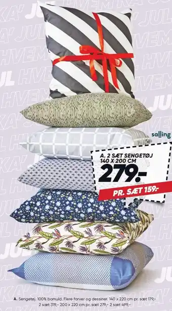 Bilka Sengetøj tilbud