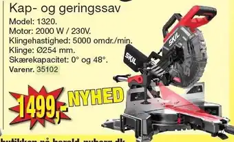 Harald Nyborg Kap- og geringssav tilbud