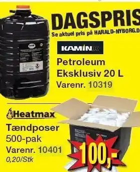 Harald Nyborg Petroleum eksklusiv 20 l eller tændposer tilbud