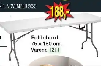 Harald Nyborg Foldebord tilbud