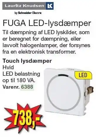 Harald Nyborg Fuga led-lysdæmper tilbud