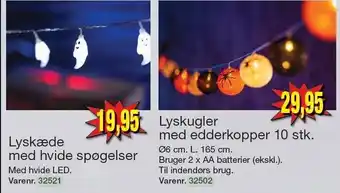 Harald Nyborg Halloween lyskæder tilbud