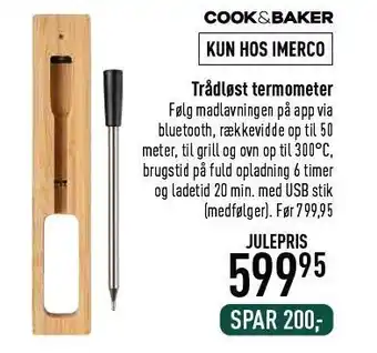 Imerco Trådløst termometer tilbud