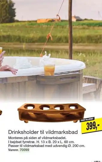 Harald Nyborg Drinksholder til vildmarksbad tilbud