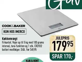 Imerco Køkkenvægt tilbud