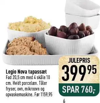 Imerco Legio nova tapassæt tilbud