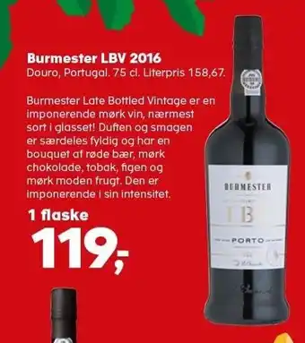 Kvickly Burmester lbv 2016 tilbud