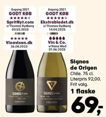 Kvickly Signos de origen tilbud