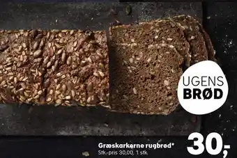 Kvickly Græskarkerne rugbrød tilbud