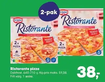 Kvickly Ristorante pizza tilbud