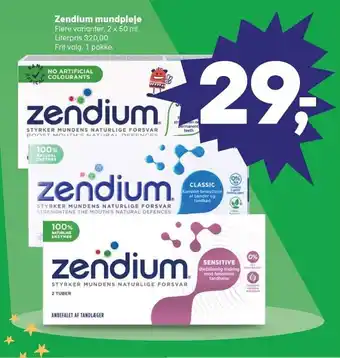 Kvickly Zendium mundpleje tilbud