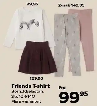 Kvickly Friends t-shirt tilbud