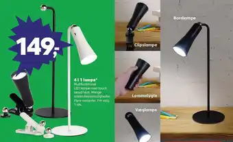 4 i 1 lampe