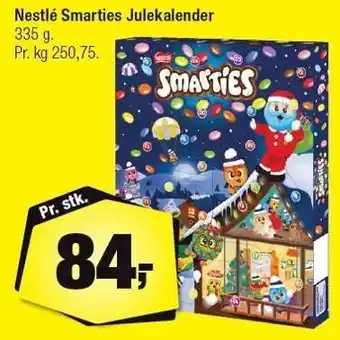 Calle Nestlé smarties julekalender tilbud