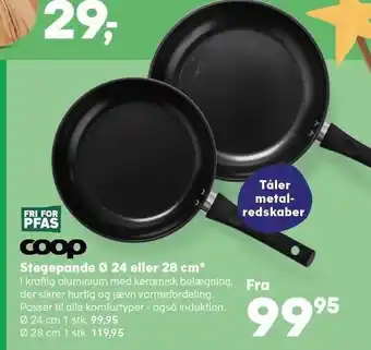 Kvickly Stegepande ø 24 eller 28 cm tilbud