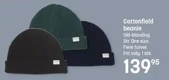 Kvickly Cottonfield beanie tilbud