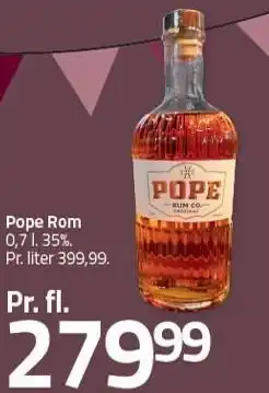 Fleggaard Pope rom tilbud