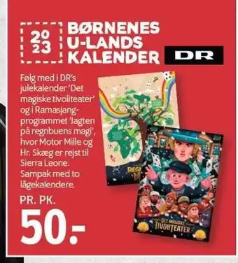 SPAR Børnenes u-lands kalender tilbud